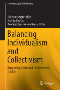 Balancing Individualism and Collectivism : Social and Environmental Justice (Contemporary Systems Thinking)