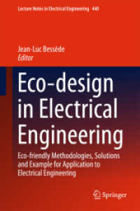 Eco-design in Electrical Engineering : Eco-friendly Methodologies, Solutions and Example for Application to Electrical Engineering (Lecture Notes in Electrical Engineering)