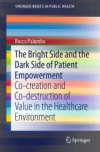 The Bright Side and the Dark Side of Patient Empowerment : Co-creation and Co-destruction of Value in the Healthcare Environment (Springerbriefs in Public Health)