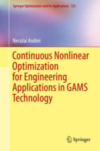 Continuous Nonlinear Optimization for Engineering Applications in GAMS Technology (Springer Optimization and Its Applications)