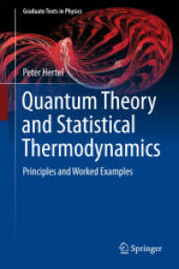Quantum Theory and Statistical Thermodynamics : Principles and Worked Examples (Graduate Texts in Physics)