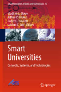 Smart Universities : Concepts, Systems, and Technologies (Smart Innovation, Systems and Technologies)