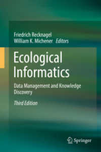 生態情報学：データ管理とナレッジディスカバリ（第３版）<br>Ecological Informatics : Data Management and Knowledge Discovery （3RD）