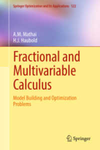 Fractional and Multivariable Calculus : Model Building and Optimization Problems (Springer Optimization and Its Applications)