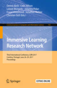 Immersive Learning Research Network : Third International Conference, iLRN 2017, Coimbra, Portugal, June 26-29, 2017. Proceedings (Communications in Computer and Information Science)