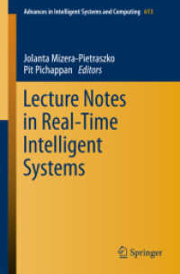 Lecture Notes in Real-Time Intelligent Systems (Advances in Intelligent Systems and Computing)