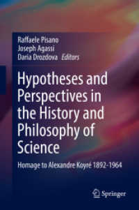 Hypotheses and Perspectives in the History and Philosophy of Science : Homage to Alexandre Koyré 1892-1964