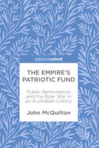The Empire's Patriotic Fund : Public Benevolence and the Boer War in an Australian Colony