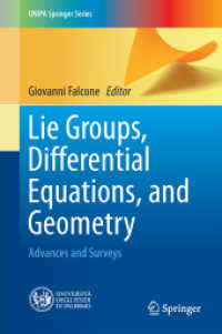 Lie Groups, Differential Equations, and Geometry : Advances and Surveys (Unipa Springer Series)