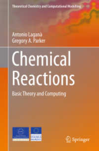 化学結合：基礎理論・計算（テキスト）<br>Chemical Reactions : Basic Theory and Computing (Theoretical Chemistry and Computational Modelling)