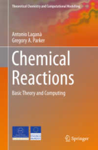 化学結合：基礎理論・計算（テキスト）<br>Chemical Reactions : Basic Theory and Computing (Theoretical Chemistry and Computational Modelling)