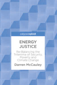 Energy Justice : Re-Balancing the Trilemma of Security, Poverty and Climate Change