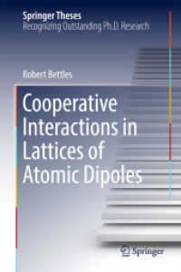 Cooperative Interactions in Lattices of Atomic Dipoles (Springer Theses)