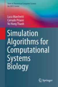 Simulation Algorithms for Computational Systems Biology (Texts in Theoretical Computer Science. an Eatcs Series)