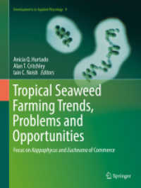 Tropical Seaweed Farming Trends, Problems and Opportunities : Focus on Kappaphycus and Eucheuma of Commerce (Developments in Applied Phycology)