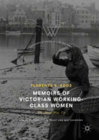 Memoirs of Victorian Working-Class Women : The Hard Way Up (Palgrave Studies in Life Writing)