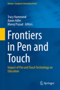 ペン＆タッチ技術の教育への影響<br>Frontiers in Pen and Touch : Impact of Pen and Touch Technology on Education (Human-computer Interaction Series)