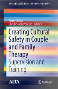 Creating Cultural Safety in Couple and Family Therapy : Supervision and Training (Afta Springerbriefs in Family Therapy)