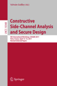 Constructive Side-Channel Analysis and Secure Design : 8th International Workshop, COSADE 2017, Paris, France, April 13-14, 2017, Revised Selected Papers (Lecture Notes in Computer Science)