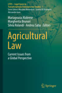 Agricultural Law : Current Issues from a Global Perspective (Lites - Legal Issues in Transdisciplinary Environmental Studies)