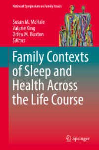 Family Contexts of Sleep and Health Across the Life Course (National Symposium on Family Issues)