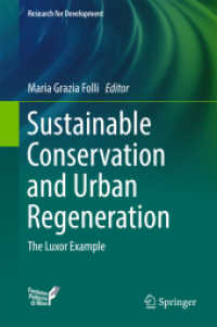 Sustainable Conservation and Urban Regeneration : The Luxor Example (Research for Development)