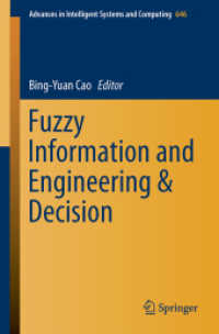Fuzzy Information and Engineering and Decision (Advances in Intelligent Systems and Computing)
