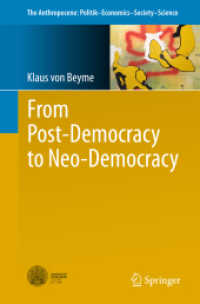 From Post-Democracy to Neo-Democracy (The Anthropocene: Politik—economics—society—science)