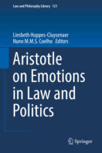 Aristotle on Emotions in Law and Politics (Law and Philosophy Library)