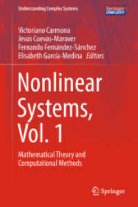 Nonlinear Systems, Vol. 1 : Mathematical Theory and Computational Methods (Understanding Complex Systems) （2018）