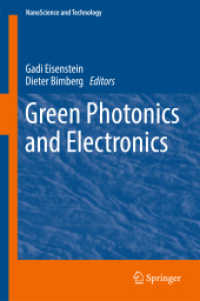 Green Photonics and Electronics (Nanoscience and Technology)