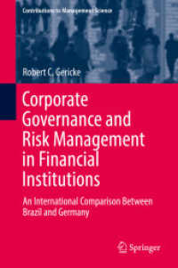 Corporate Governance and Risk Management in Financial Institutions : An International Comparison between Brazil and Germany (Contributions to Management Science)