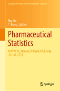 Pharmaceutical Statistics : MBSW 39, Muncie, Indiana, USA, May 16-18, 2016 (Springer Proceedings in Mathematics & Statistics)