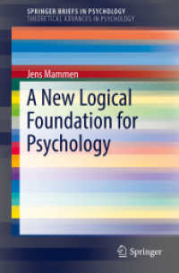 A New Logical Foundation for Psychology (Springerbriefs in Theoretical Advances in Psychology)