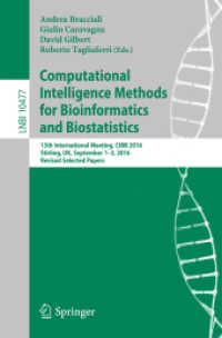 Computational Intelligence Methods for Bioinformatics and Biostatistics : 13th International Meeting, CIBB 2016, Stirling, UK, September 1-3, 2016, Revised Selected Papers (Lecture Notes in Computer Science)