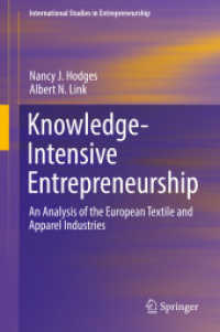 Knowledge-Intensive Entrepreneurship : An Analysis of the European Textile and Apparel Industries (International Studies in Entrepreneurship)
