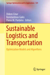 Sustainable Logistics and Transportation : Optimization Models and Algorithms (Springer Optimization and Its Applications)
