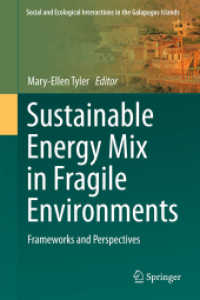Sustainable Energy Mix in Fragile Environments : Frameworks and Perspectives (Social and Ecological Interactions in the Galapagos Islands)