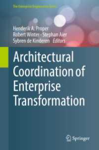 Architectural Coordination of Enterprise Transformation (The Enterprise Engineering Series) （2017）