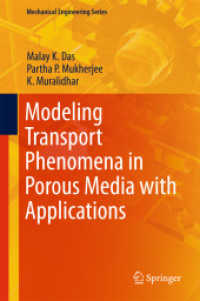 Modeling Transport Phenomena in Porous Media with Applications (Mechanical Engineering Series)