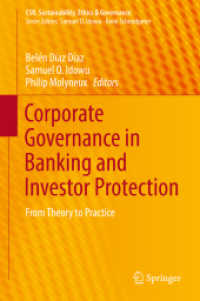 Corporate Governance in Banking and Investor Protection : From Theory to Practice (Csr, Sustainability, Ethics & Governance)