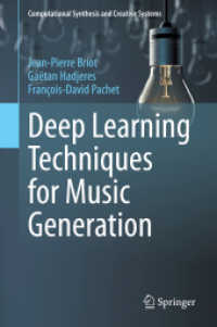 音楽生成のための深層学習技術<br>Deep Learning Techniques for Music Generation (Computational Synthesis and Creative Systems)