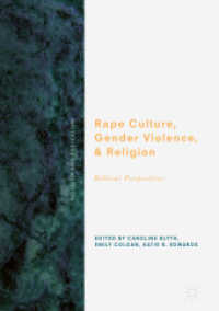 Rape Culture, Gender Violence, and Religion : Biblical Perspectives (Religion and Radicalism)