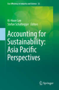 Accounting for Sustainability: Asia Pacific Perspectives (Eco-efficiency in Industry and Science)