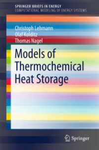 Models of Thermochemical Heat Storage (Springerbriefs in Energy)