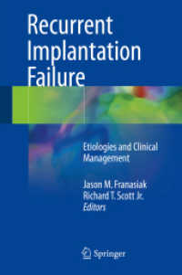 Recurrent Implantation Failure : Etiologies and Clinical Management （2018）