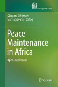 Peace Maintenance in Africa : Open Legal Issues