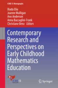 Contemporary Research and Perspectives on Early Childhood Mathematics Education (Icme-13 Monographs)