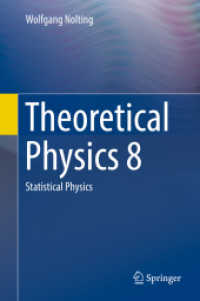 Theoretical Physics 8 : Statistical Physics