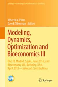 Modeling, Dynamics, Optimization and Bioeconomics III : DGS IV, Madrid, Spain, June 2016, and Bioeconomy VIII, Berkeley, USA, April 2015 - Selected Contributions (Springer Proceedings in Mathematics & Statistics)